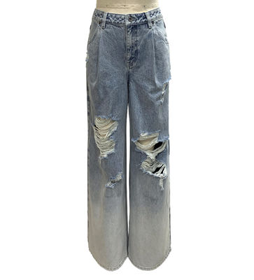Bottom in denim a vita alta per una silhouette lusinghiera e alla moda