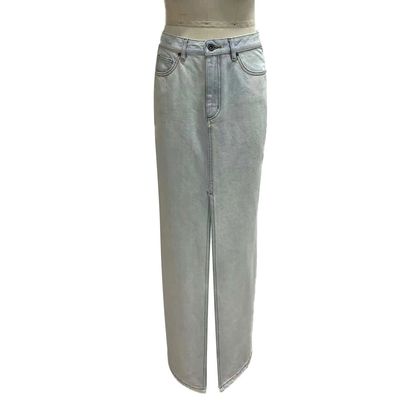 Bottom in denim a vita alta per una silhouette allungata e lusinghiera