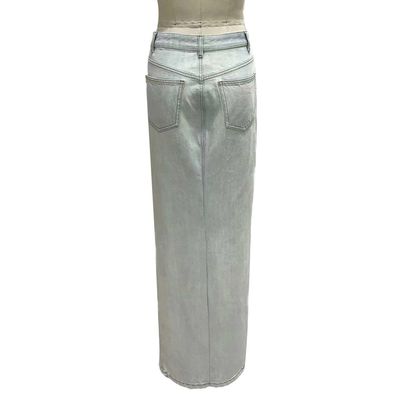 Bottom in denim a vita alta per una silhouette allungata e lusinghiera