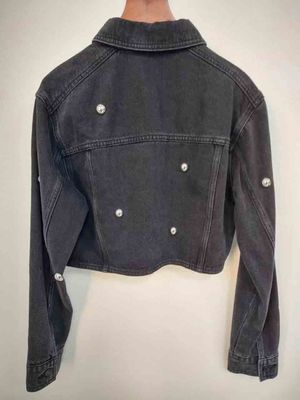 Vintage Eleganza Giubbotto in Denim Tagliato Moderno Edgy Cerca Vari Abiti