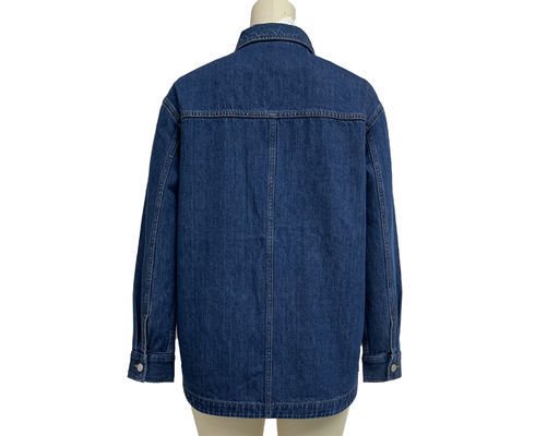 Maglietta in jeans di grandi dimensioni Maglietta in denim per uno stile rilassato e confortevole