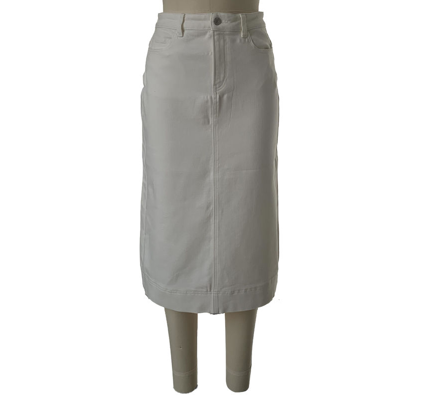 Giubbotto denim a vita alta Giubbotto jeans lungo per una silhouette lusinghiera ed elegante